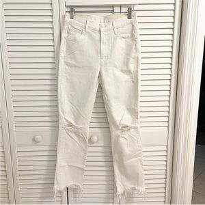 Mother Denim Flirt Ankle Chew “Almost Innocent” size 27